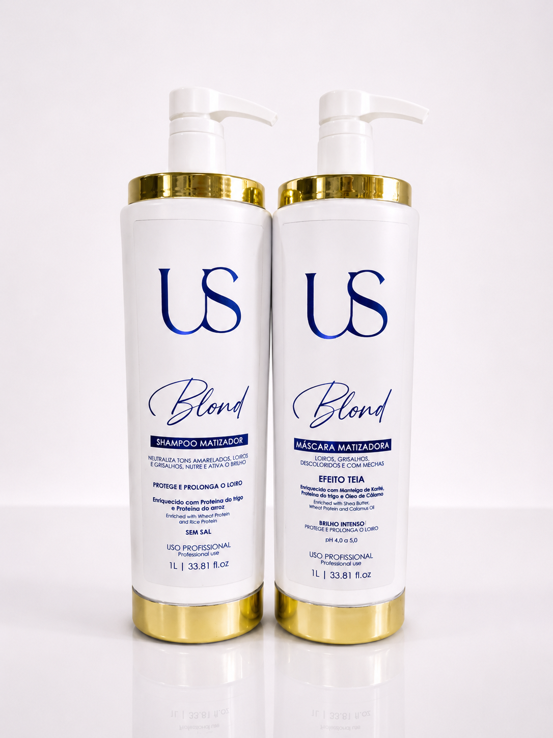 kit matiz blond L Kit Matizador Blond 1L - Imagem 1