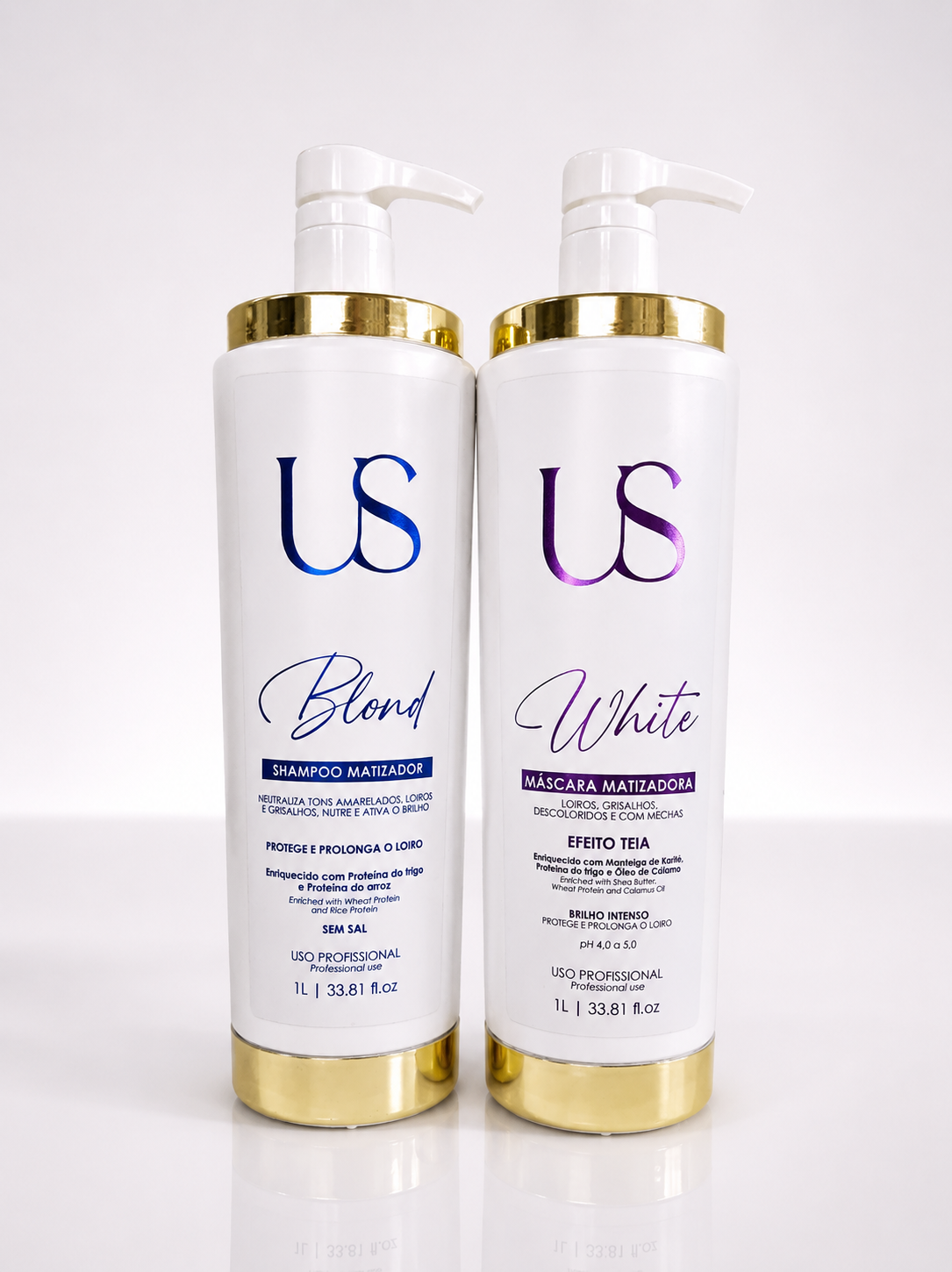 kit matiz white L Kit Matizador White 1L - Imagem 1